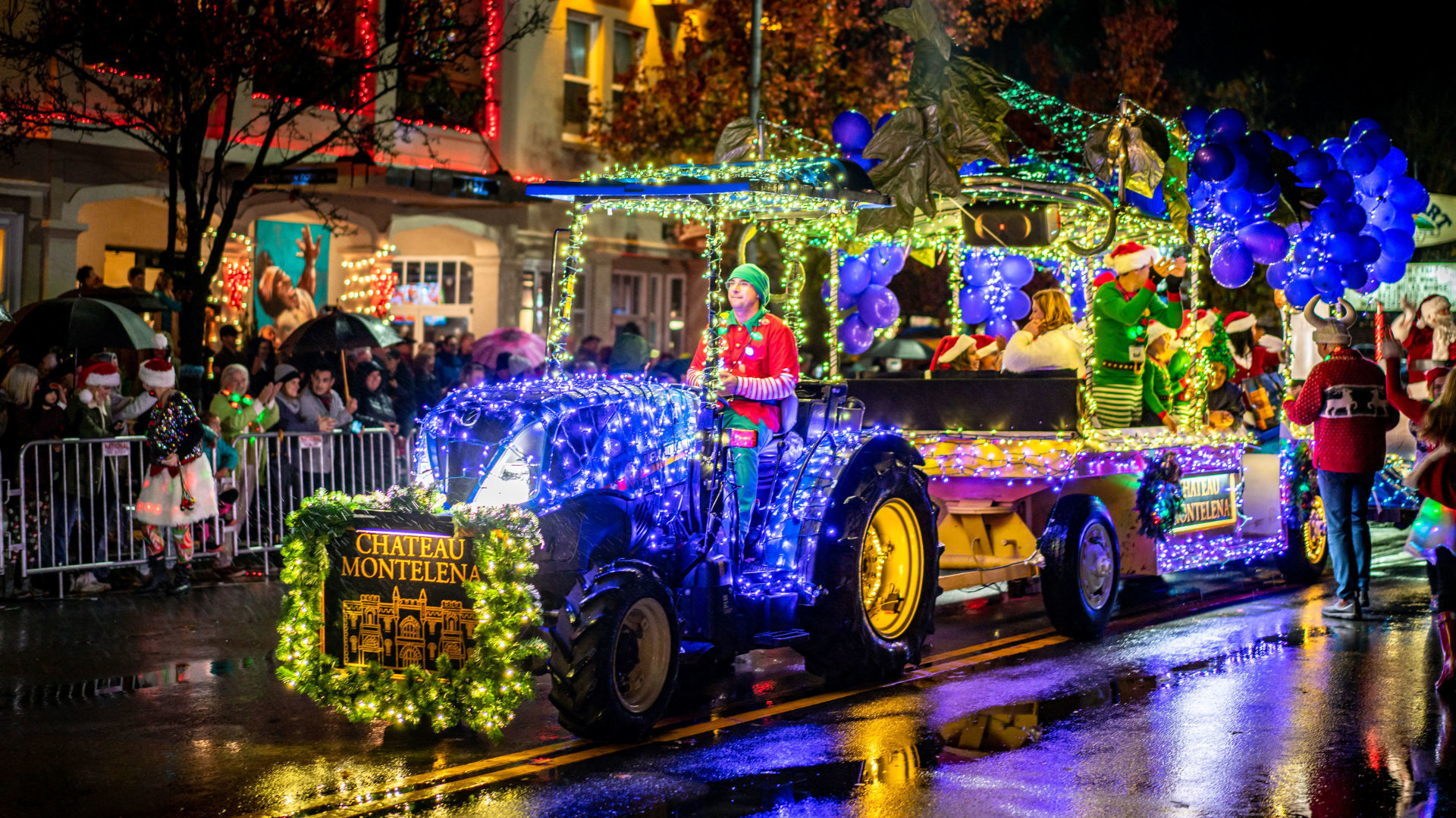 Calistoga Lighted Tractor Parade 2019